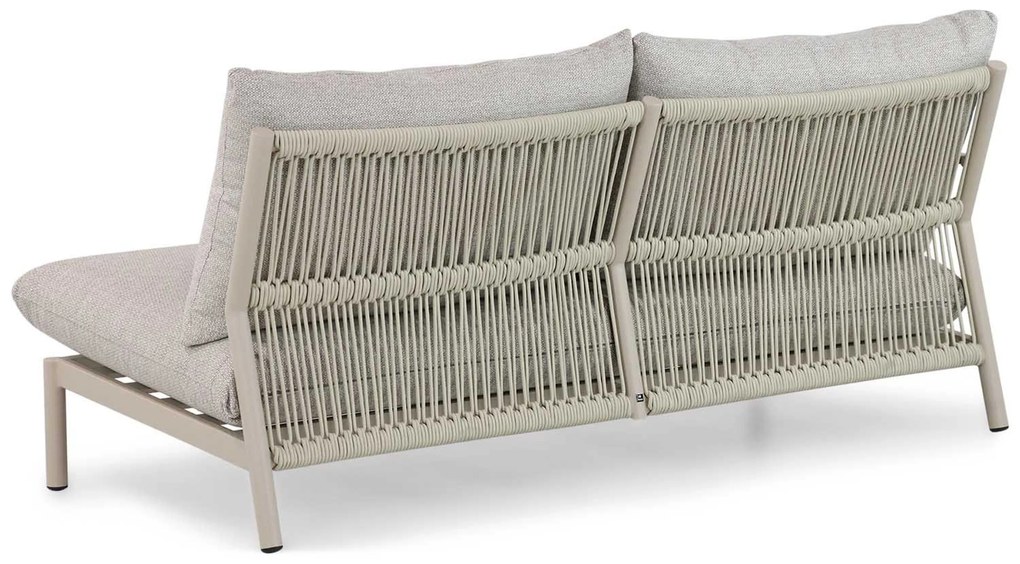 Hoek loungeset 6 personen Aluminium/rope Taupe Coco Sevilla