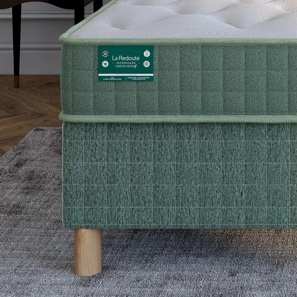Matras in latex en traagschuim, 22cm, 5 zones