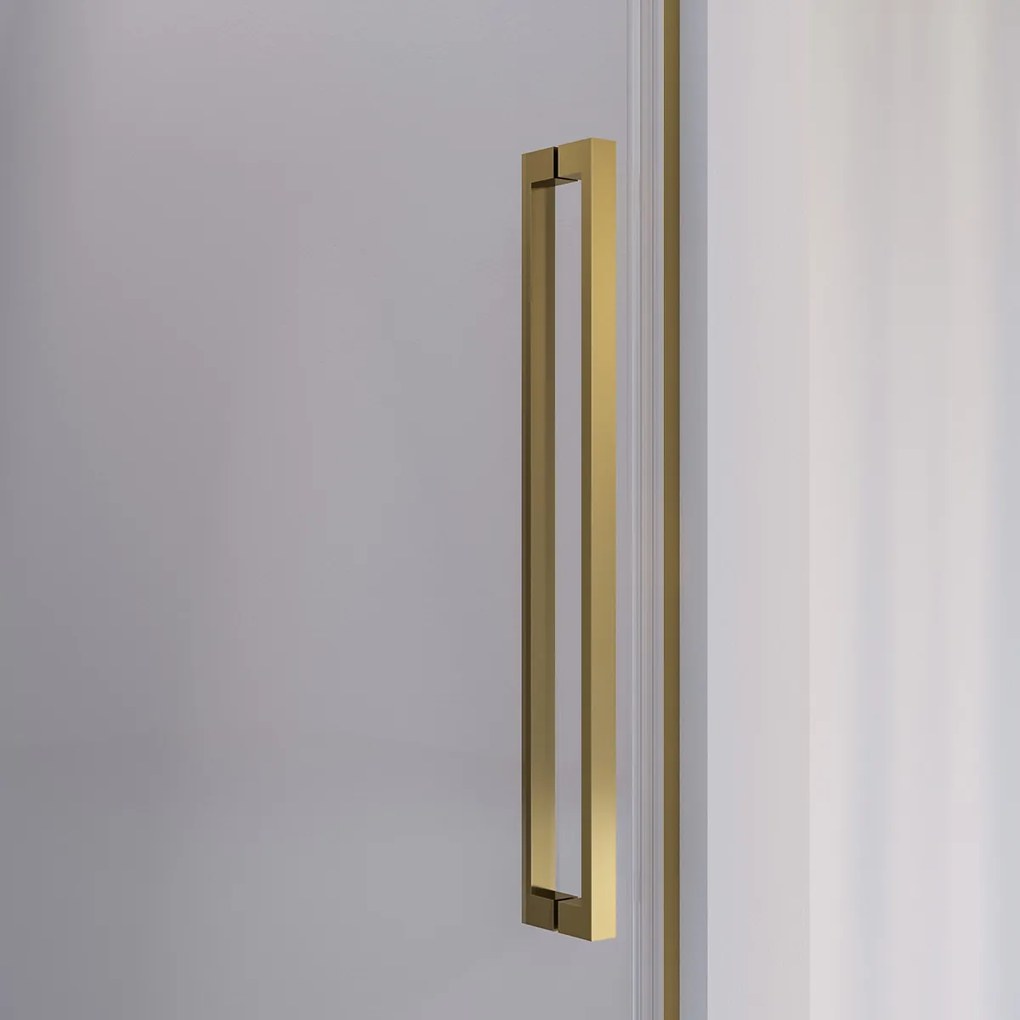 Brauer Season nisdeur met draaideur 80cm messing