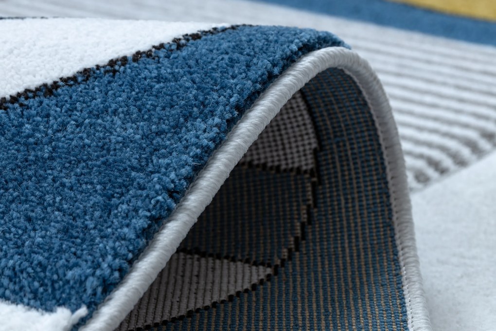 Tapijt PETIT CORSAIR PIRAAT SCHIP BOOT ANKER blauw