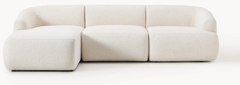 Modulaire bouclé hoekbank Sofia (4-zits)