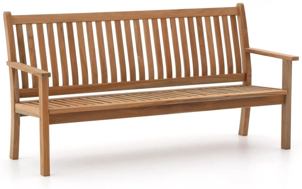 + 10% kassakorting | Parkbank Sunyard  | Teakhout | 3 personen | Tuinbank Natural Teak | 184cm | Kees Smit Tuinmeubelen