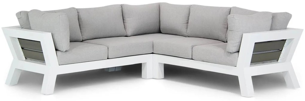 Hoek loungeset  Aluminium Wit 5 personen Santika Furniture Santika Yovita