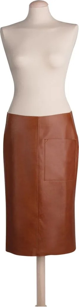 Boretti Anna leren schort - Dames - maat S/M