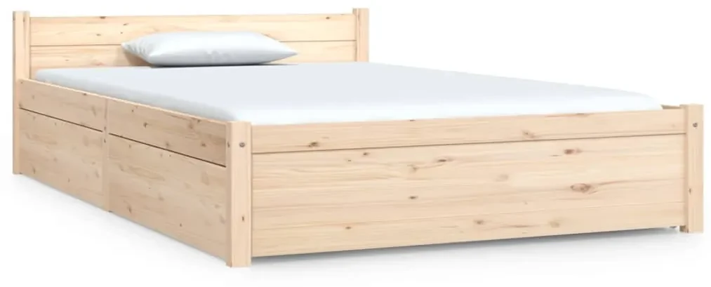 vidaXL Bedframe met lades 120x190 cm 4FT Small Double