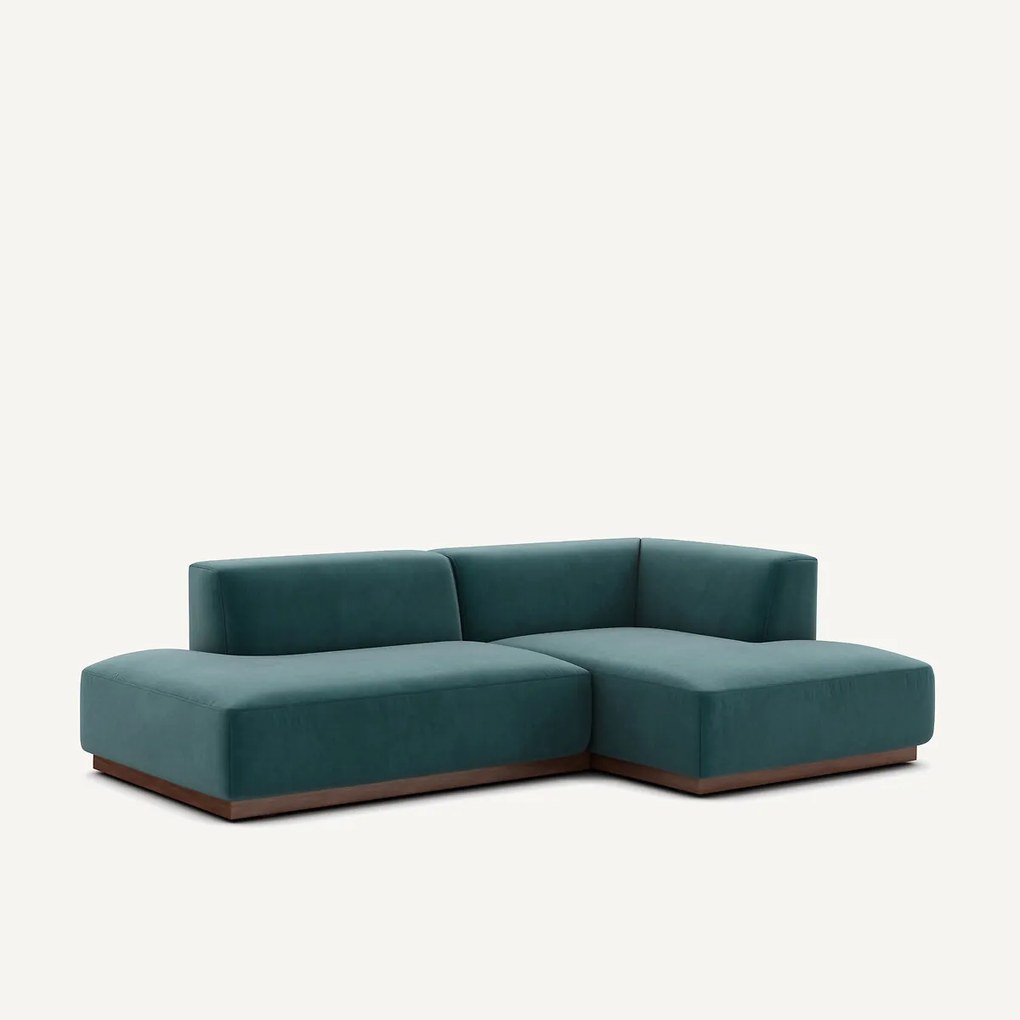 Rechter hoekbank in fluweel, Jacopo