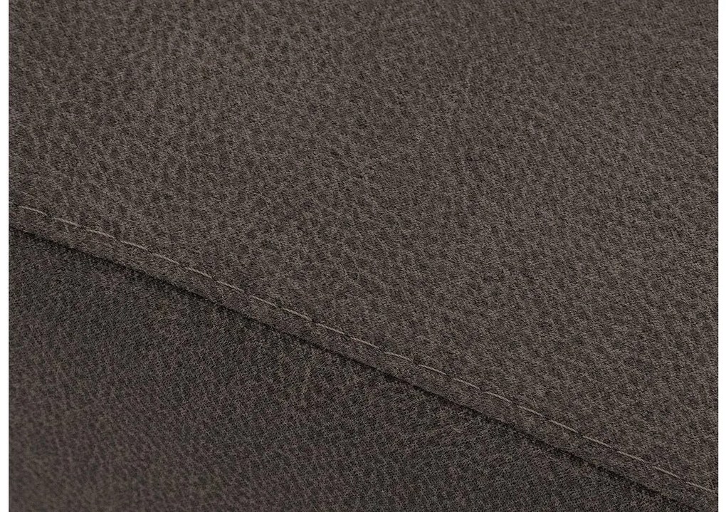 Goossens  My Style donkerbruin, microvezel, 2,5-zits, stijlvol landelijk