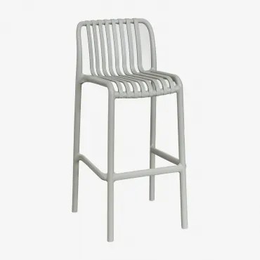 Stapelbare Hoge Krukken Wendell, Set Van 2, Gemaakt Van Polypropyleen Groen – Khaki & ↑75 Cm - Sklum
