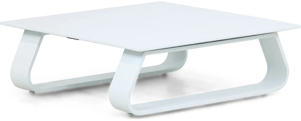 Hoek loungeset 6 personen Aluminium Wit Santika Furniture Santika Sovita