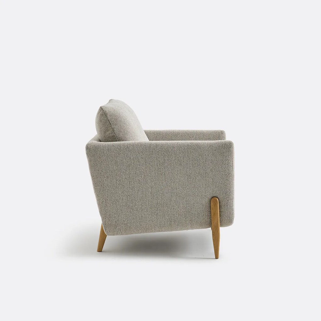 Fauteuil in gevlekte structuurstof, Cejjy