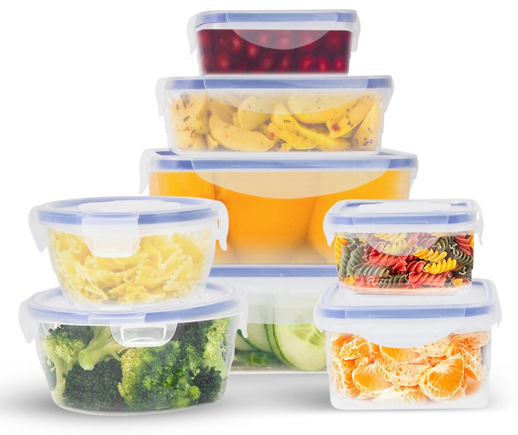 Niceey Meal Prep Bakjes - Set van 8 - Plastic