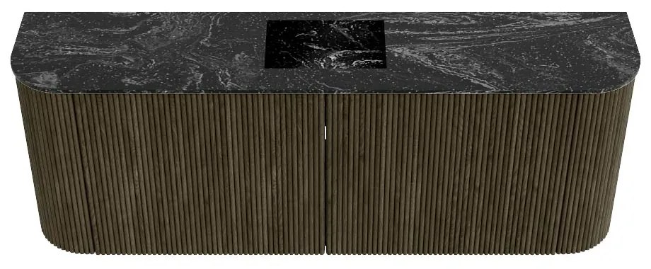 Mondiaz Joya DLux 115cm toiletmeubel ronding links/rechts shadow met wastafel faye midden 1 kraangat lava