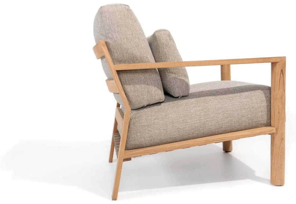 4 Seasons Outdoor Lucas loungestoel SALE Loungestoel beige weerbestendig