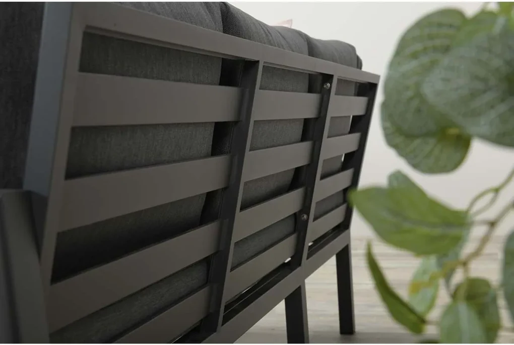 Garden Impressions Denver loungeset 4-delig - zwart