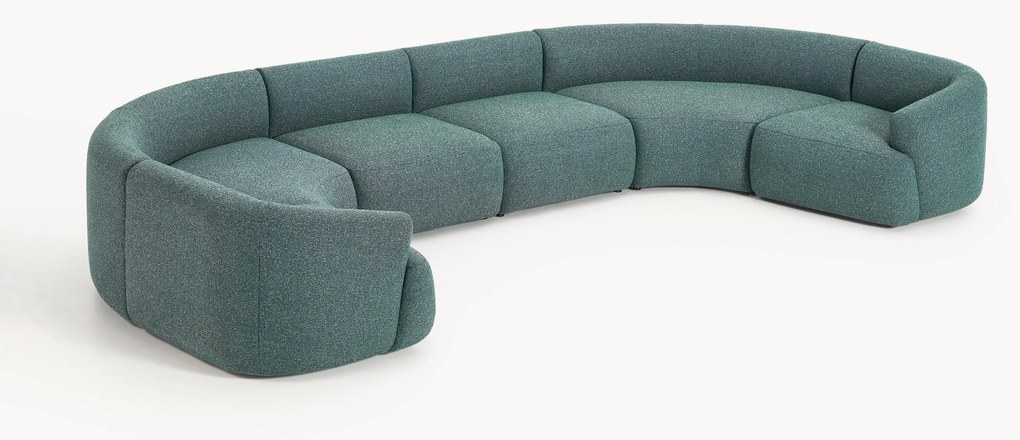 Modulaire XL bouclé U-bank Sofia