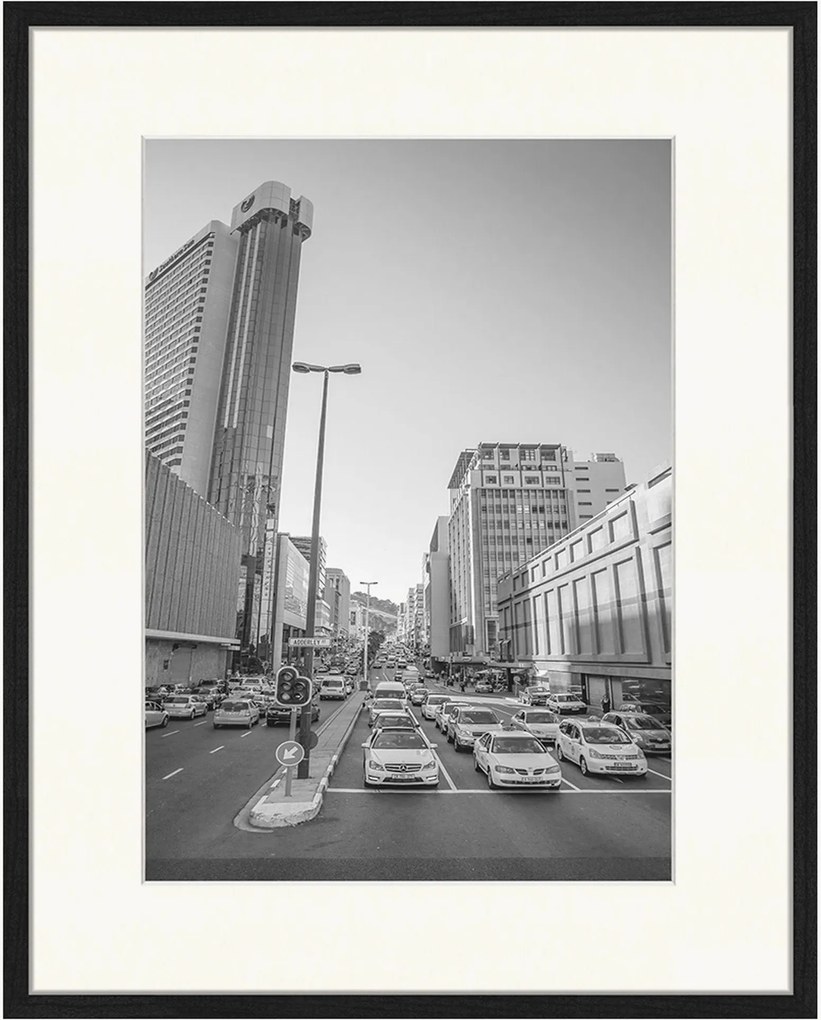 Ingelijste digitale print Cape Town City Centre