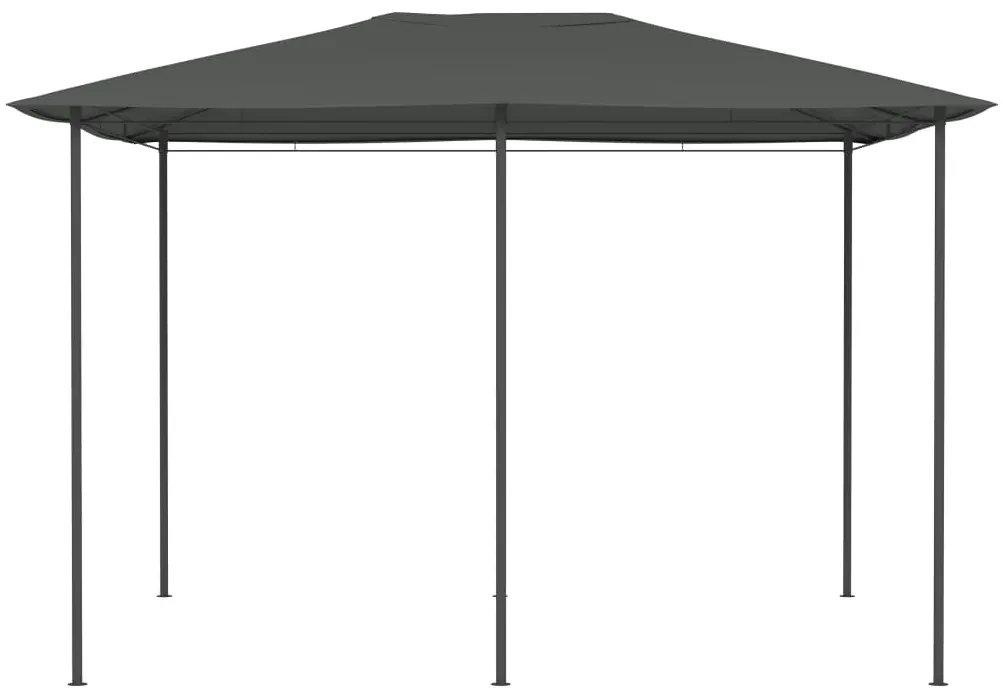 vidaXL Prieel 160 g/m² 3x4x2,6 m antracietkleurig