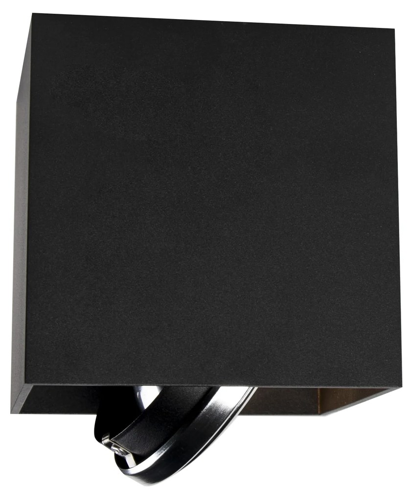 Design opbouwSpot / Opbouwspot / Plafondspot zwart vierkant - Box Modern G9 Binnenverlichting Lamp