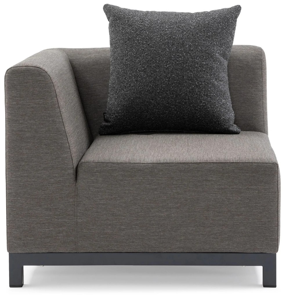 Hoek loungeset 6 personen Outdoor textiel Grijs De Laan Projects