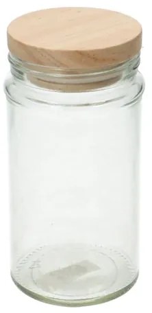 Pot met houten deksel, glas, 550 ml