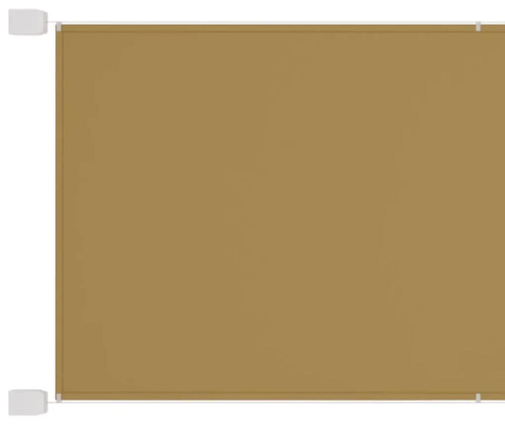 vidaXL Luifel verticaal 180x1200 cm oxford stof beige