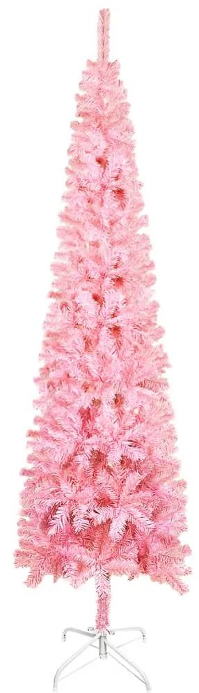 vidaXL Kerstboom smal 180 cm roze