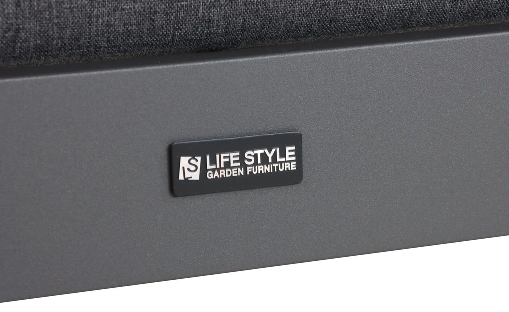 Tuinstoel Aluminium Grijs-antraciet Lifestyle Garden Furniture Luca
