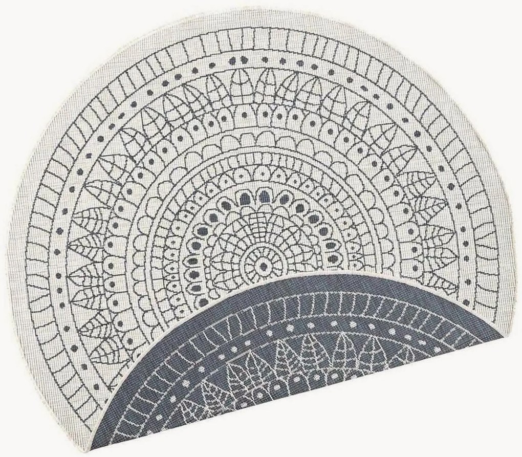 Rond dubbelzijdig in- & outdoor vloerkleed Porto