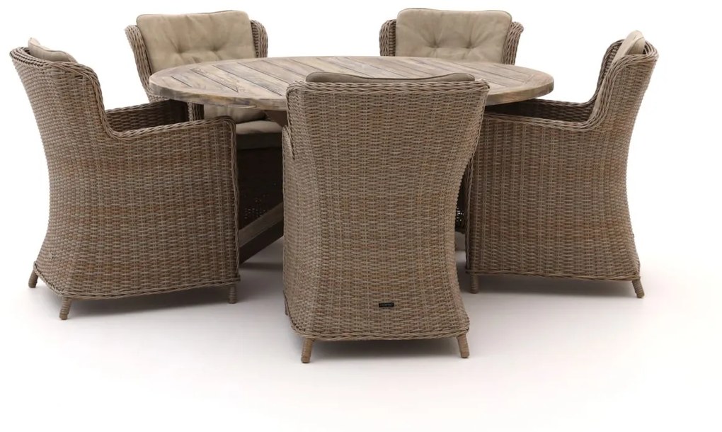 Diningset Intenso  | 5 personen | Tuinset teakhout | 6-delig | Kees Smit Tuinmeubelen