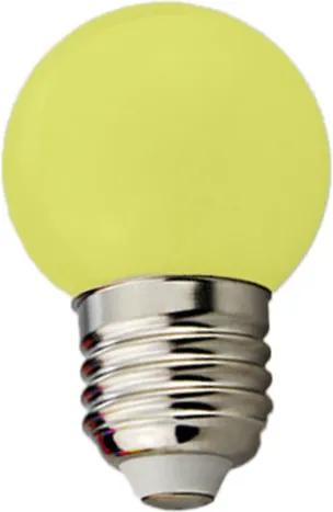 E27 LED Lamp G45 1.5W Geel