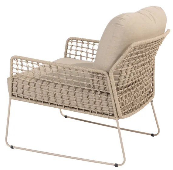 Taste by 4 Seasons Albano loungestoel latte SALE  Loungestoel    taupe weerbestendig