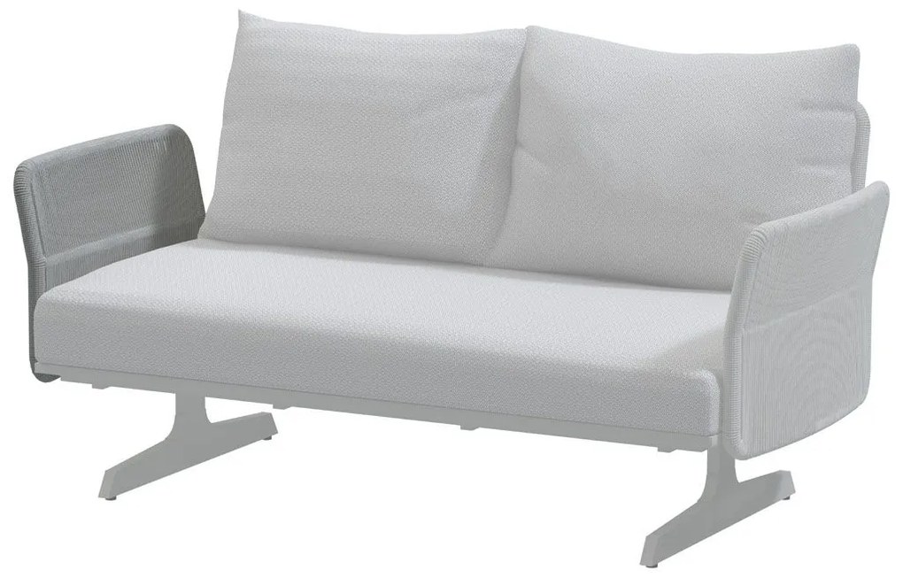 4 Seasons Outdoor Play 2 + 2-zits loungebank met salontafel  Loungeset    houtkleur weerbestendig