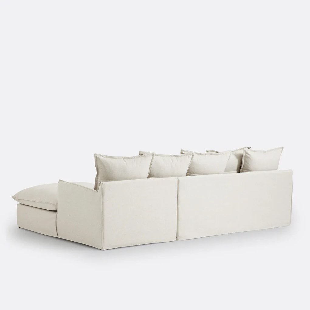 4-zits hoekbank in polyester, ODNA
