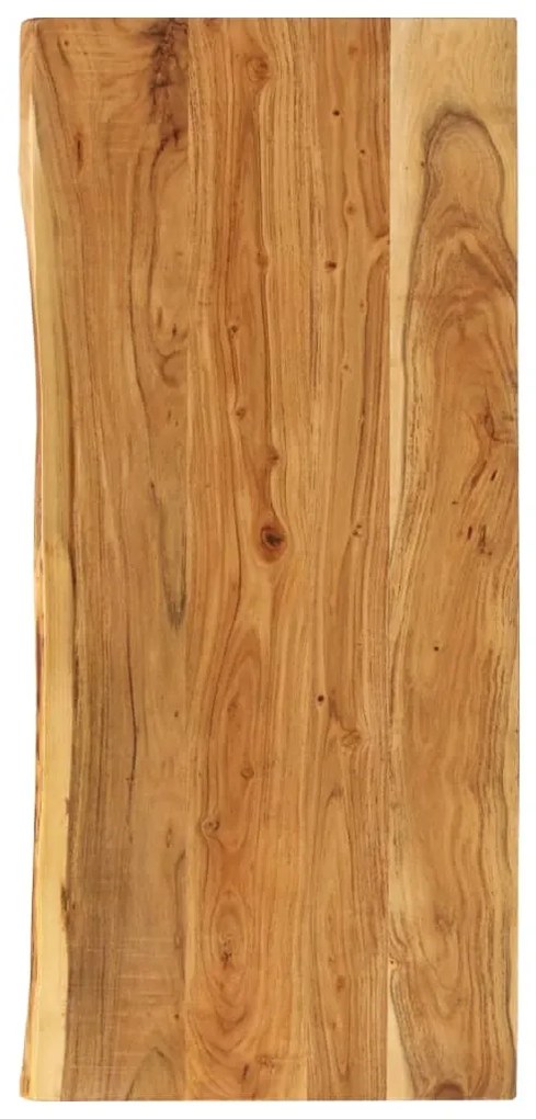 vidaXL Wastafelblad 140x55x2,5 cm massief acaciahout