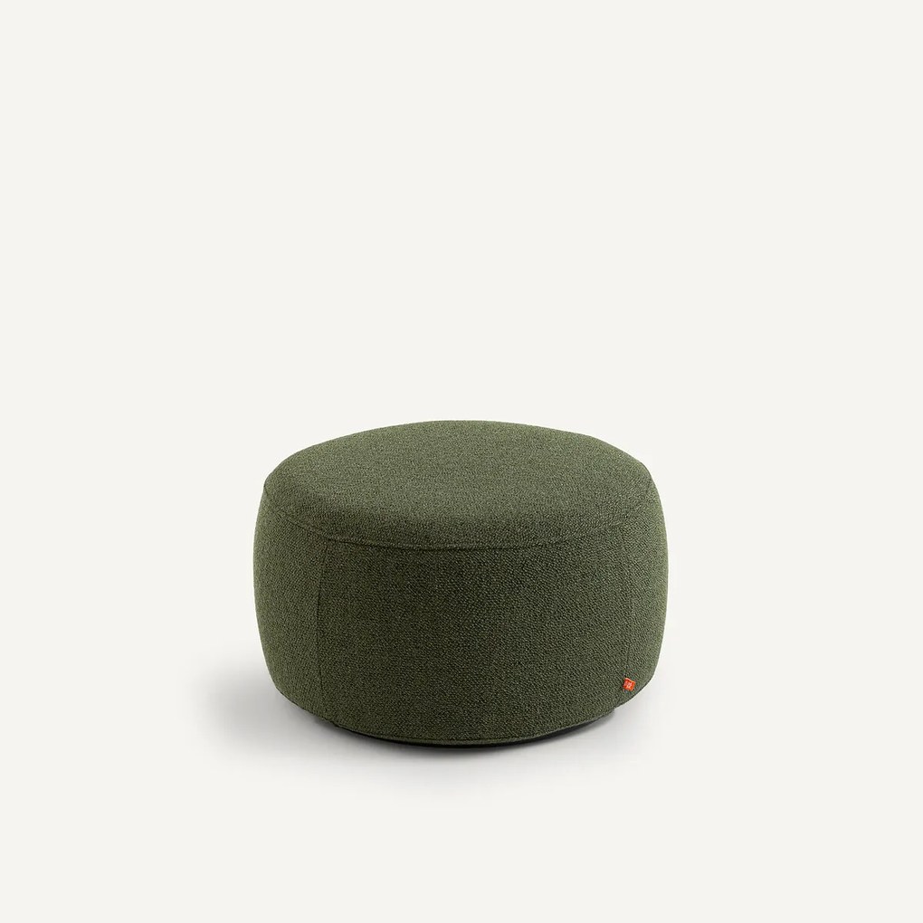 Rosebury XL poef met bouclé effect, ontwerp Emmanuel Gallina