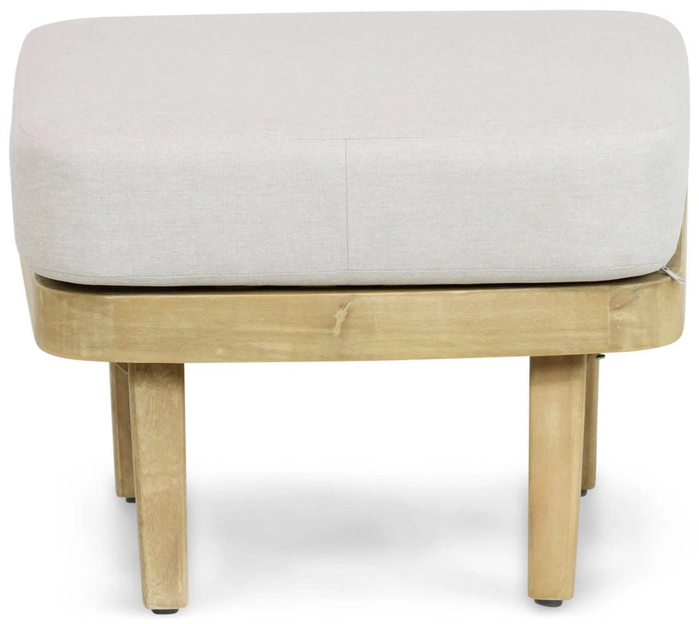 Bistroset 1 persoon Teakhout/rope Naturel teak Coco Napoli