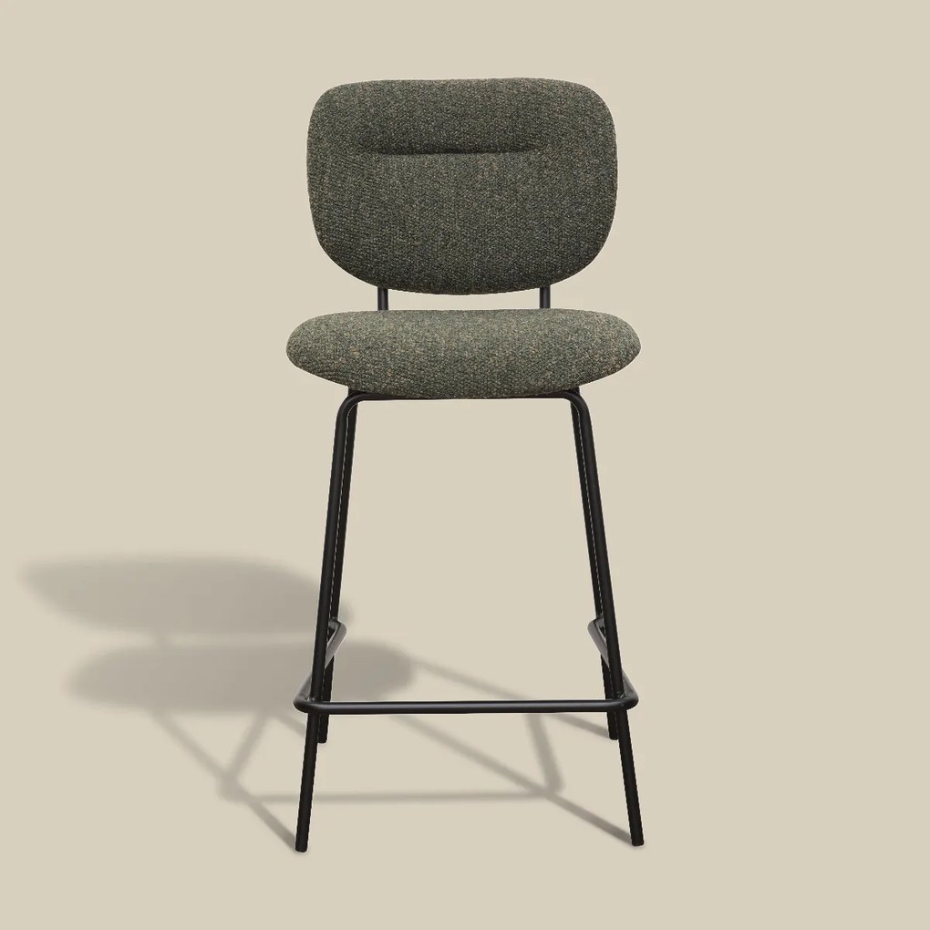 Moderne Barkruk Groen Boucle