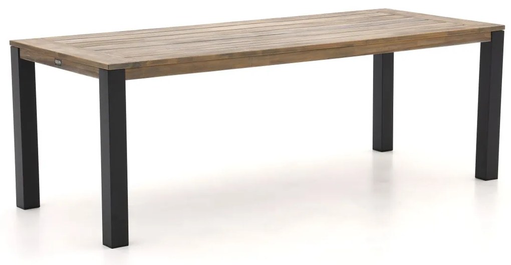 + 10% kassakorting | Tuin eettafel ROUGH | Rechthoekig  | Tuintafel Teakhout | 220x90cm | 6 personen | Kees Smit Tuinmeubelen