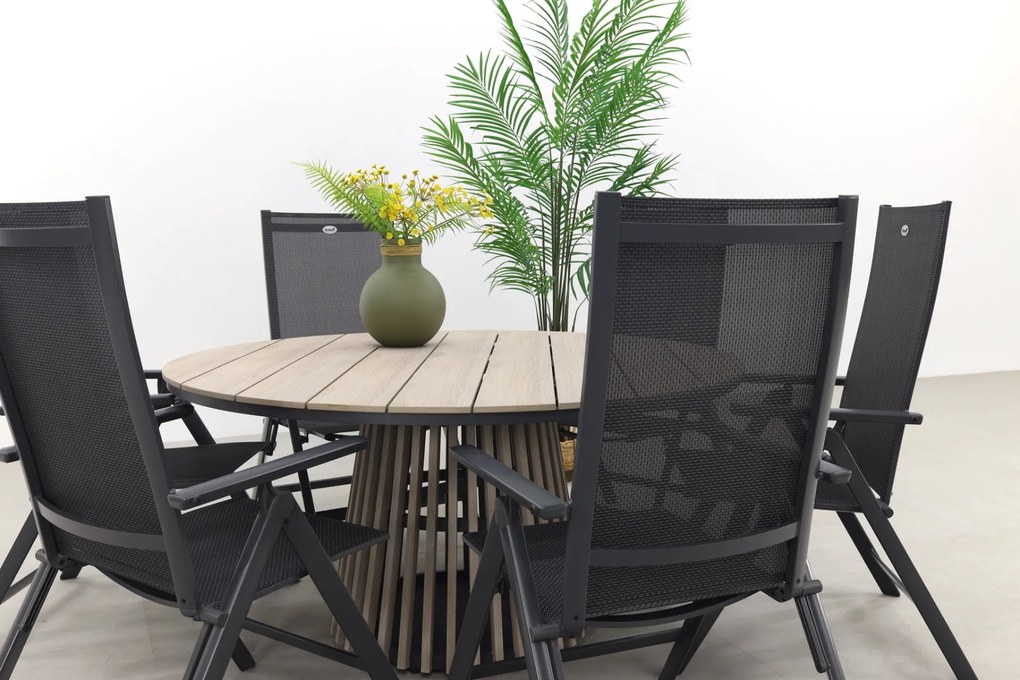 Hartman Milaan/GI Trinxa verstelbare ronde tuinset - 148 cm.