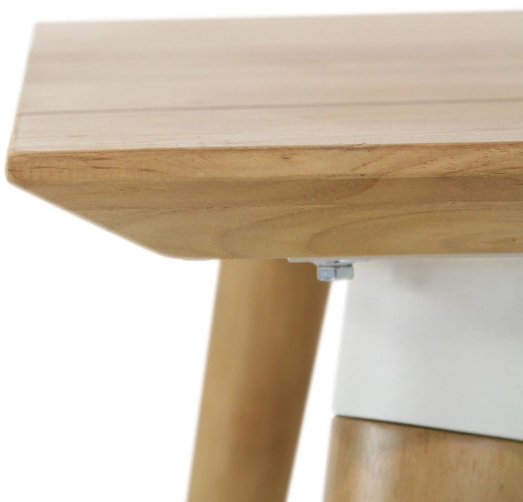 Dining Tuintafel rechthoekig 170 x 100 cm Teak Naturel teak Sophie