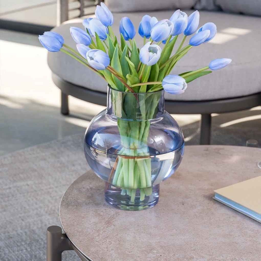 4 Seasons Vic loungetafel Ø73xH35 cm terre - ceramic print