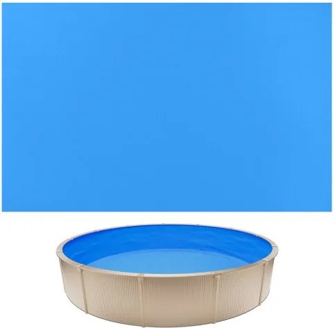 VEVOR zwembadfolie 3,5 m, zwembadfolie voor een wandhoogte van 120 cm, vervangingsfolie van PVC, binnenfolie 0,8 mm dik, UniBead zwembadfolie, vervangingsfolie, geschikt voor bovengrondse zwembaden, blauw