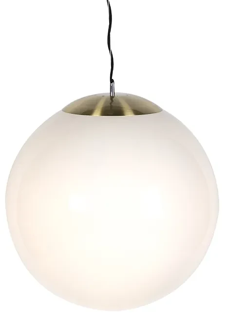 Eettafel / Eetkamer Smart Scandinavische hanglamp opaal glas 50 cm incl. Wifi A60- Ball 50 E27 Scandinavisch bol / globe / rond Binnenverlichting Lamp