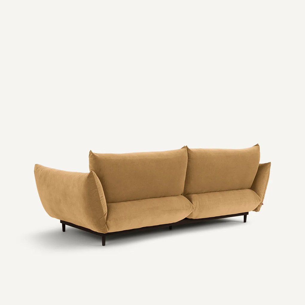 3-zits bank, stoned fluweel, VITORIA