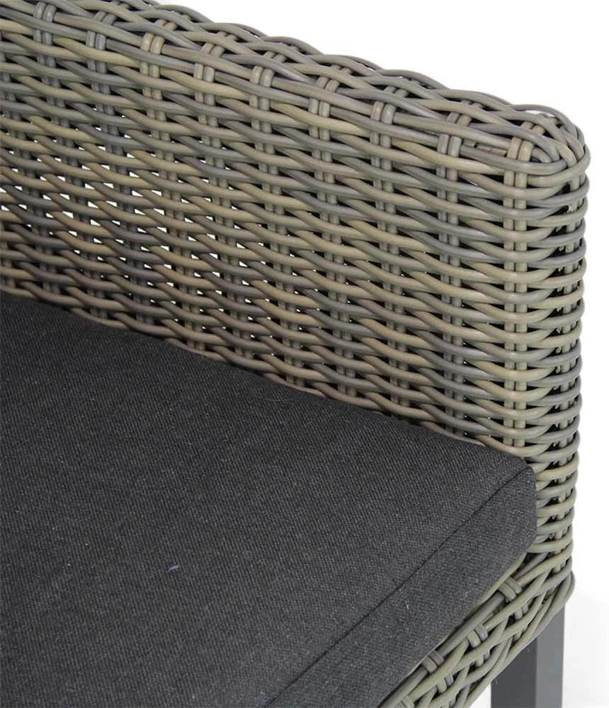 Tuinset 6 personen 260 cm Wicker Taupe Garden Collections Oxbow/San