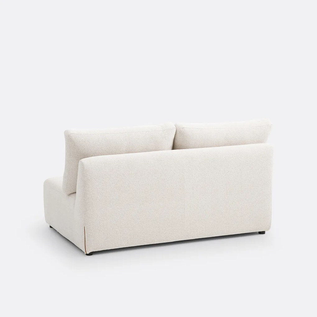 Modulaire 2-zitsbank Monica in gemêleerd chenille