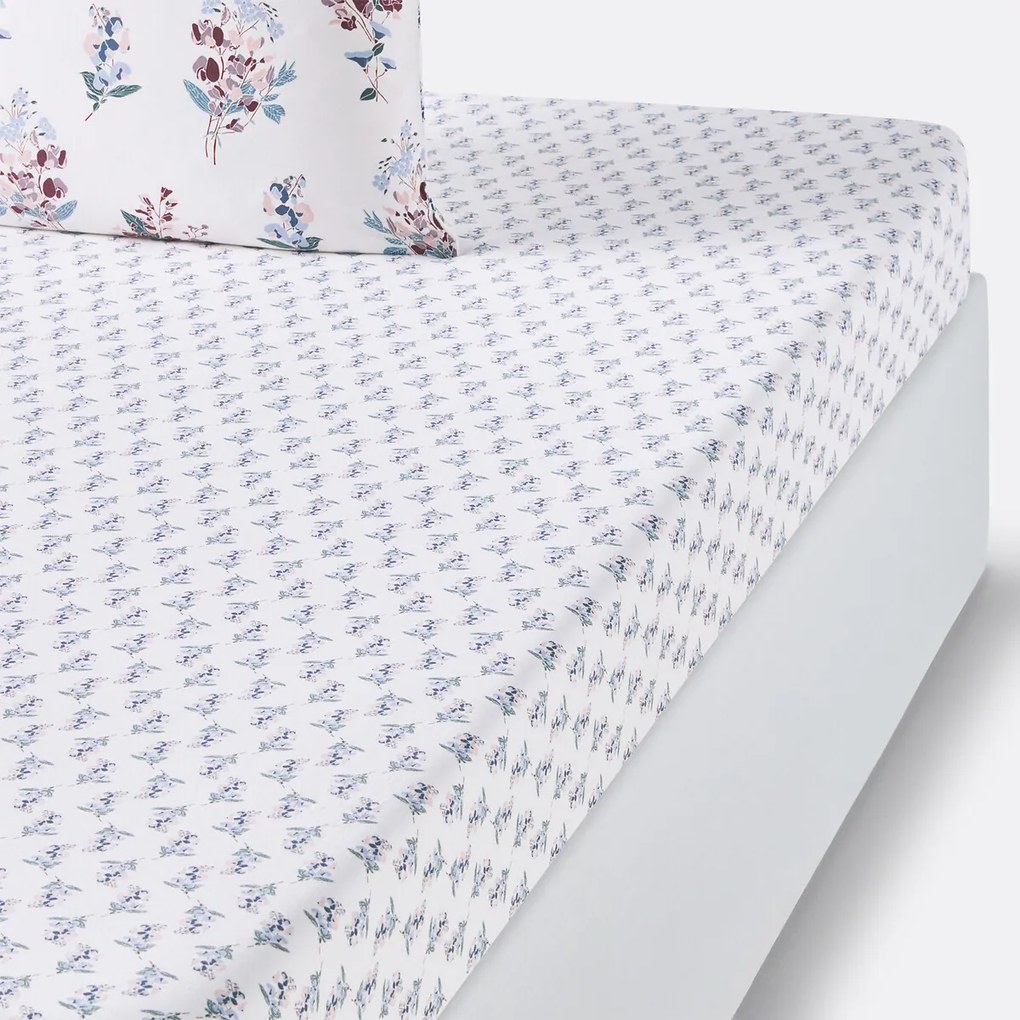 Hoeslaken in gewassen linnen, Jeanne