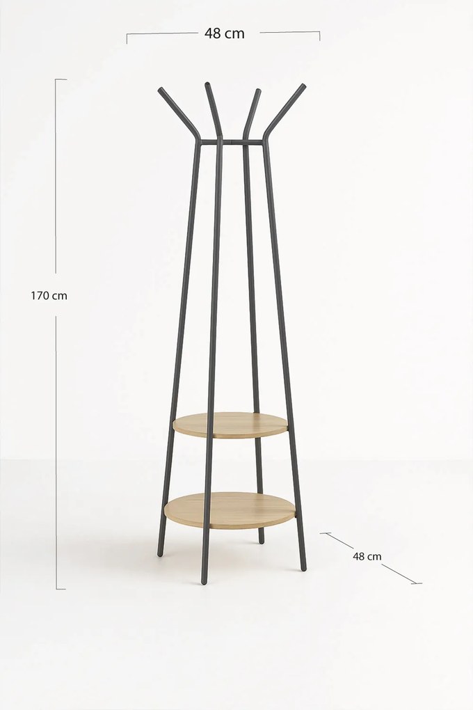 Kapstok 2 Planken Lilik