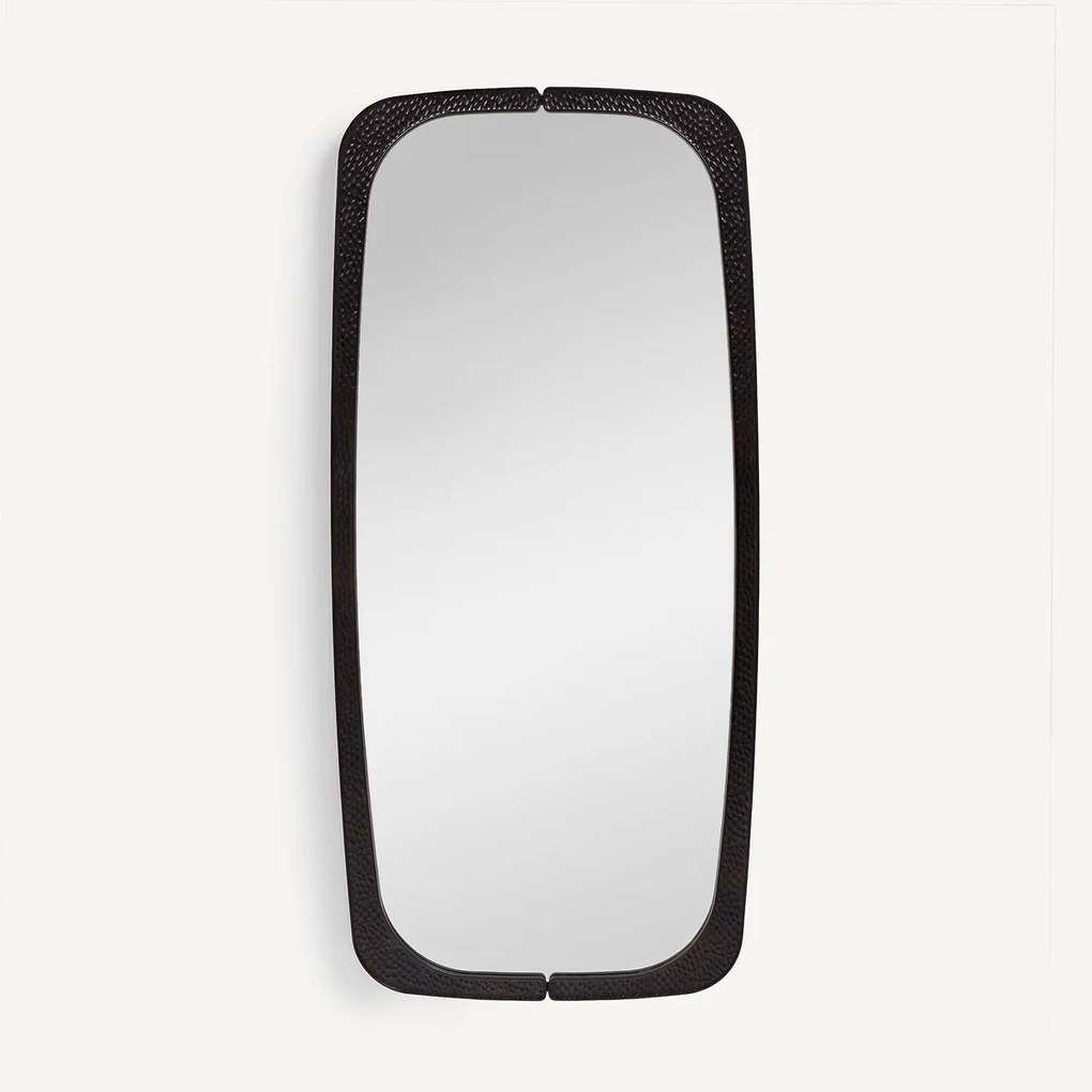 Rechthoekige gefreesde spiegel H170 cm Kuchim