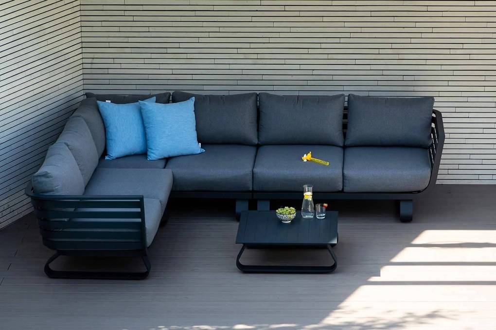 Hoek loungeset 5 personen Aluminium Grijs Santika Furniture Santika Sovita